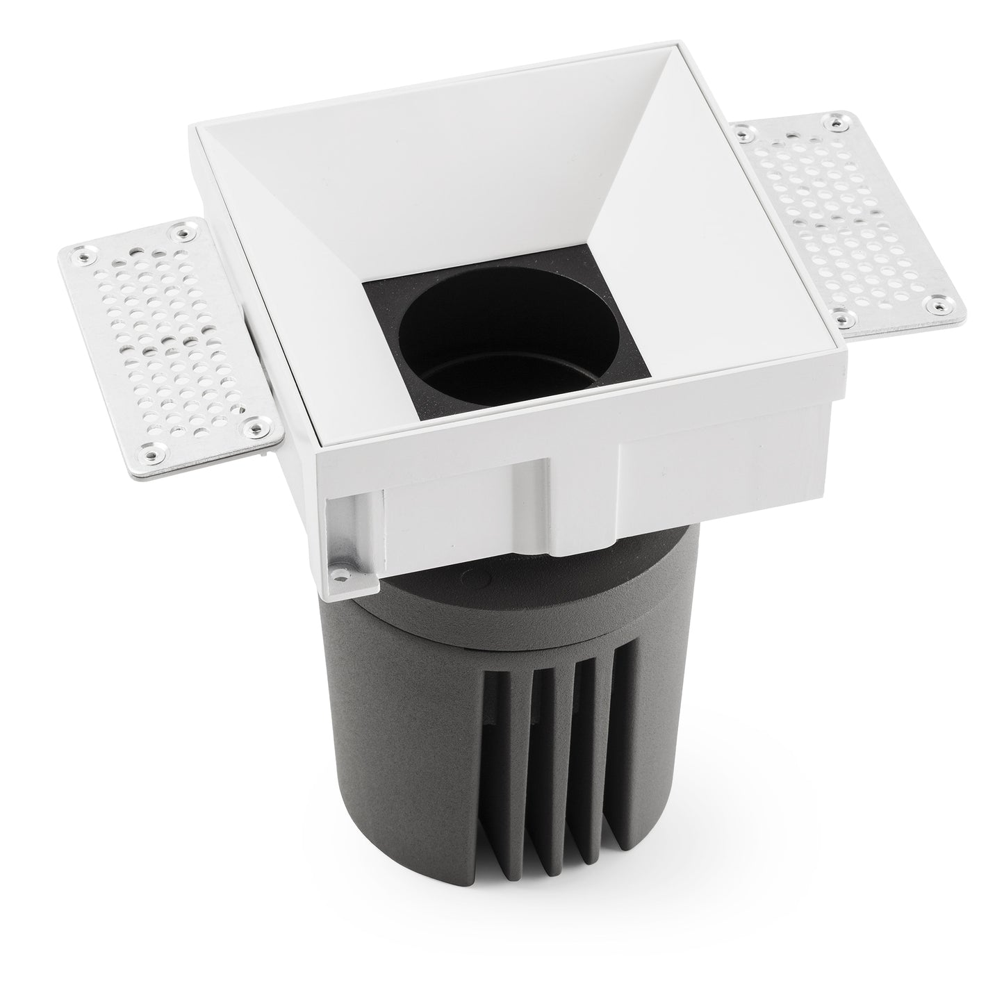 DEEP78 Downlight square without frame white 36° 2700K stripy
