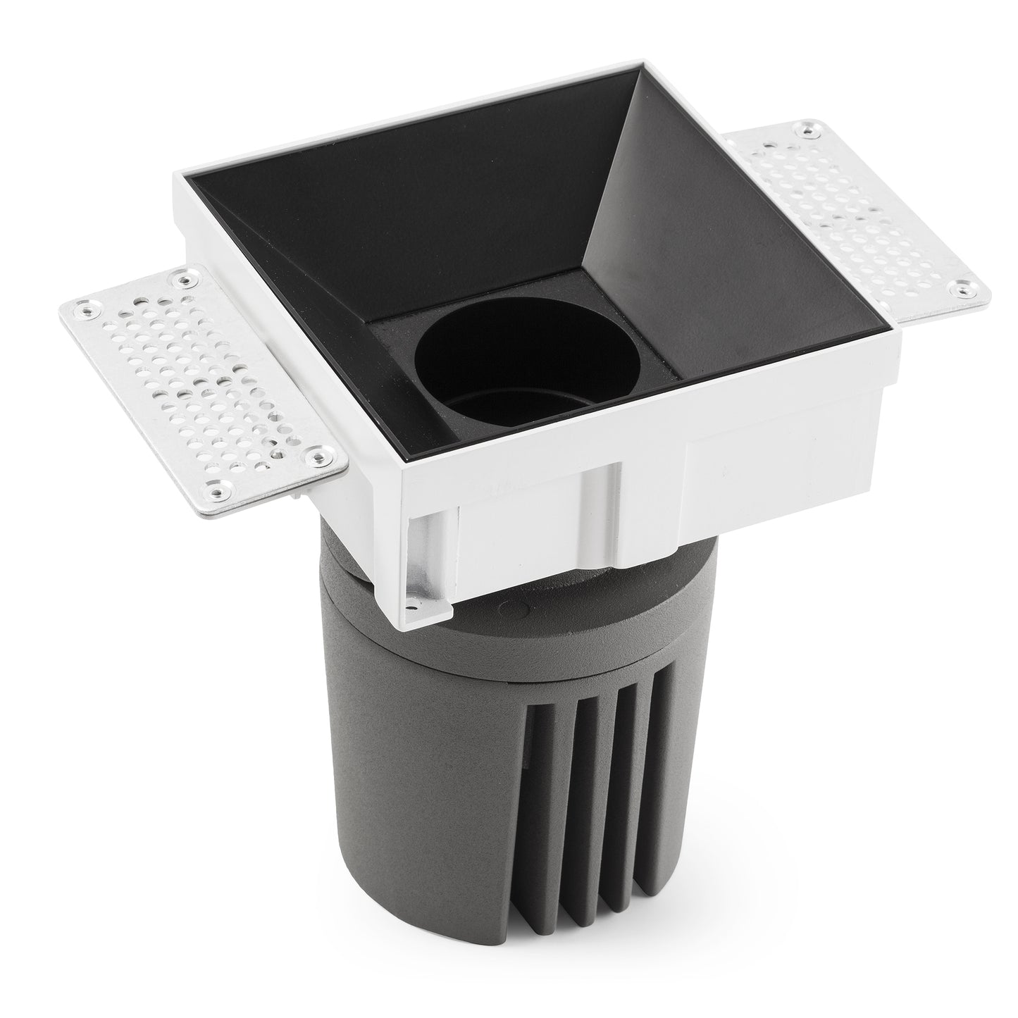 DEEP78 Downlight square without frame black 15° 4000K CRI90