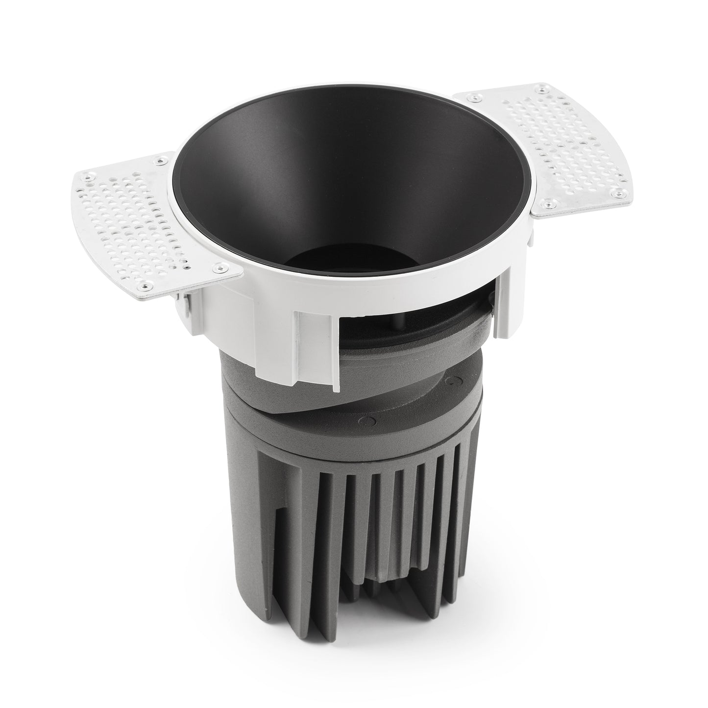 DEEP90 Downlight round without frame black 60° P. white CRI95 spread