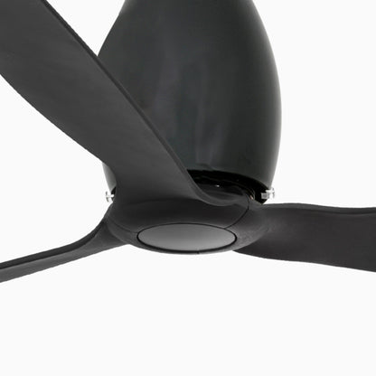 Takfläkt utan belysning ETERFAN Ø1280 MM MATT SVART SVARTA FLÄKTBLAD