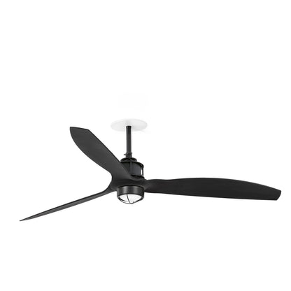 JUST FAN M SÜVISTATAV Mattmust ventilaator 3000K 0-10V