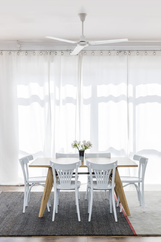 Ceiling fan without light INDUS Ø1400MM WHITE 3 BLADES