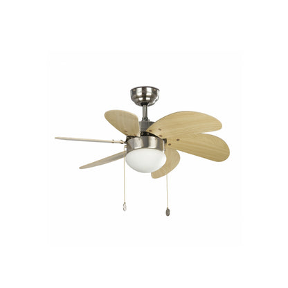 110V PALAO Ø810mm NIQUEL MATE 6 PALAS 1xE14