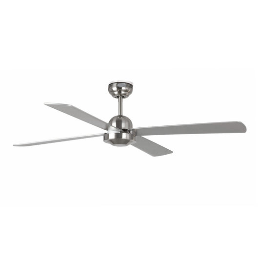 Ceiling fan without light 110V IBIZA Ø1320MM MATT NICKEL 4 BLADES