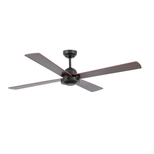 Ceiling fan without light 110V IBIZA Ø1320MM OXIDE BROWN 4 BLADES