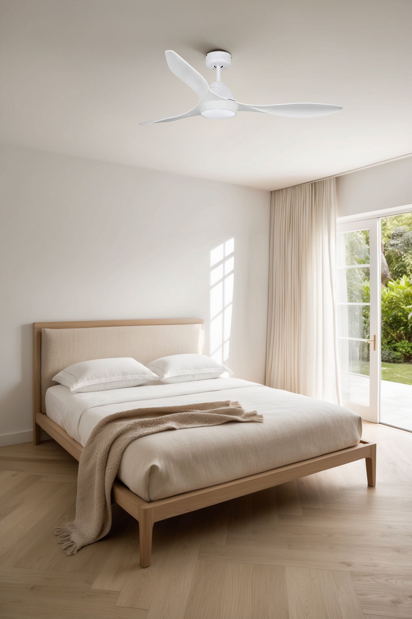 POLARIS L LED valge ventilaator TUYA