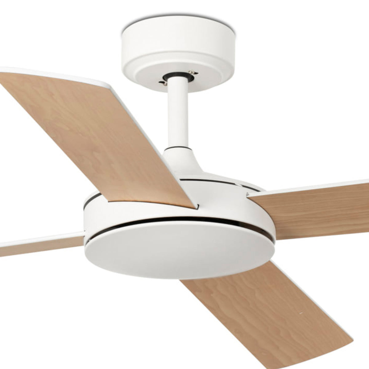 Takfläkt utan belysning MALLORCA DC Ø1320MM VIT 4 BLAD VIT/LÖNN