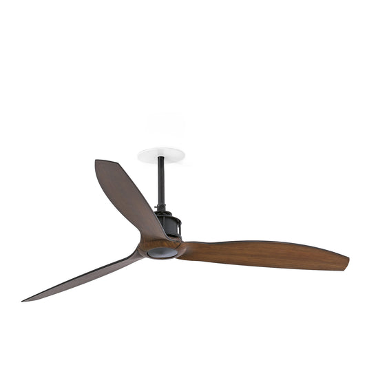 JUST FAN M RECESSED Must/pähkel ventilaator 1-10V