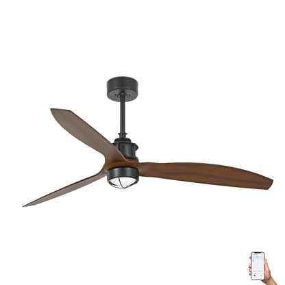 JUST FAN M Must/pähkel ventilaator 3000K TUYA