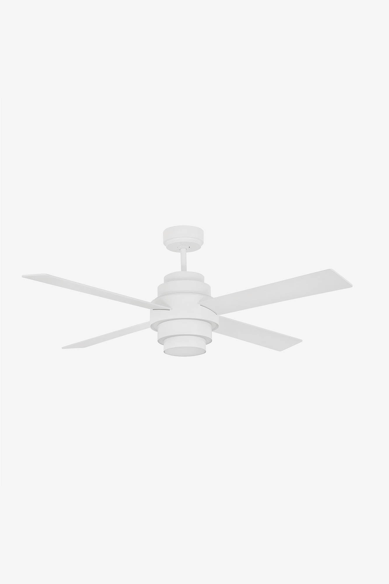 110V DISC FAN Ø132 CMS BLANCO 4 PALAS LED 33W