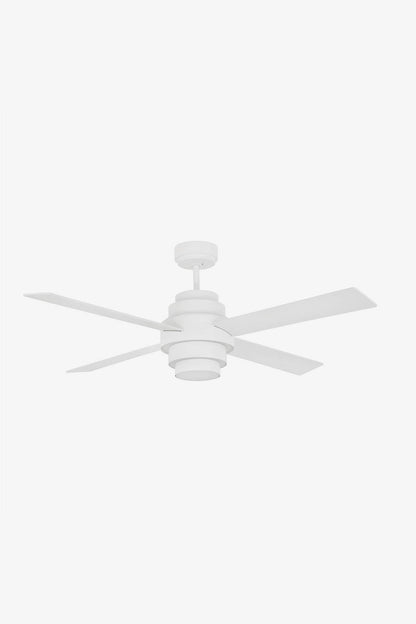 110V DISC FAN Ø132 CMS BLANCO 4 PALAS LED 33W