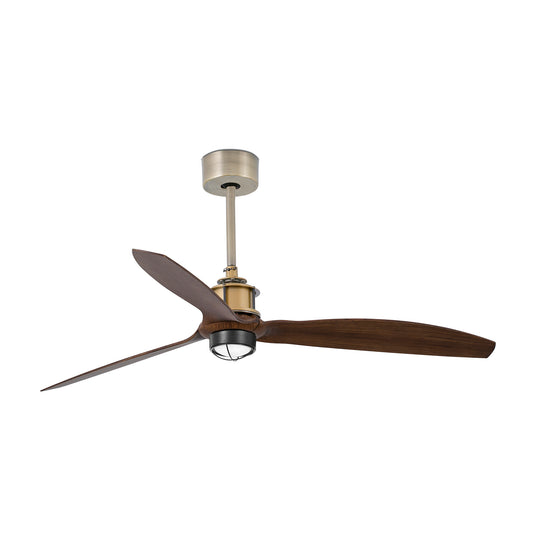 JUST FAN M vanakuld/pähkel, seinajuhtimisega ventilaator, must, 3000K