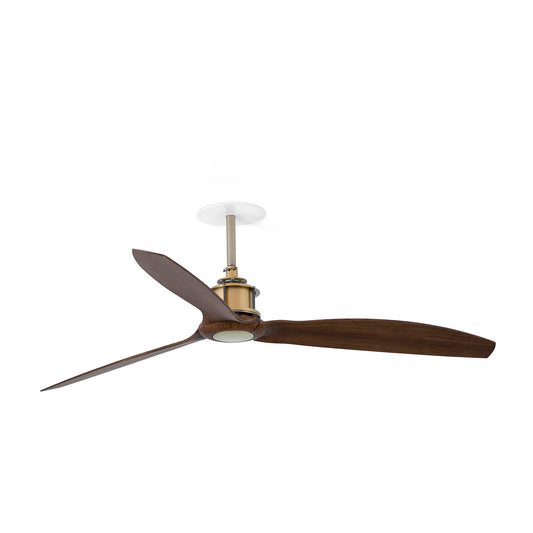 JUST FAN M süvistatav vanakuld/pähkel ventilaator seinakontroller must