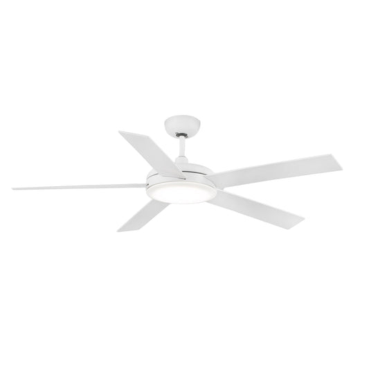 Ceiling fan without light 110V NOVA Ø132 CMS WHITE 5 BLADES