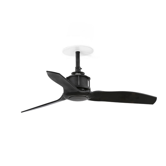 Süvistatav VENTILAATOR JUST FAN, mattmust