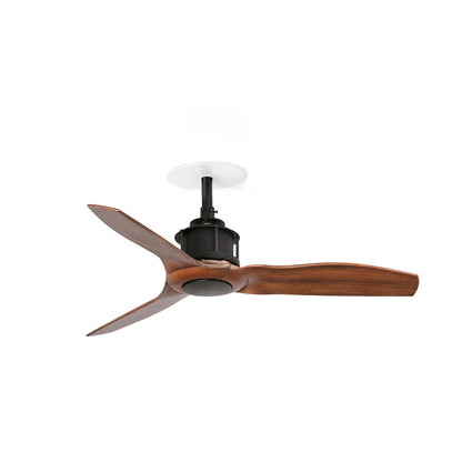 JUST FAN S RECESSED Must/pähkel ventilaator Seinakontroller