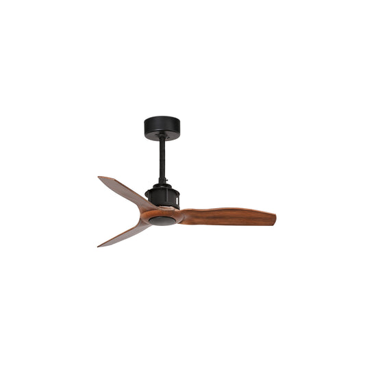 JUST FAN S Must/pähkel ventilaator seinajuhtimisega