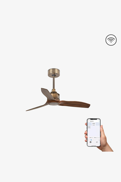 JUST FAN S vana kuld/pähkel ventilaator TUYA