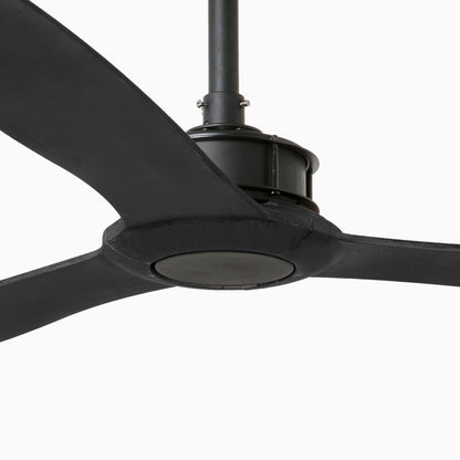 Потолочный вентилятор без подсветки JUST FAN XL Ø1780mm, чёрный, чёрные лопасти