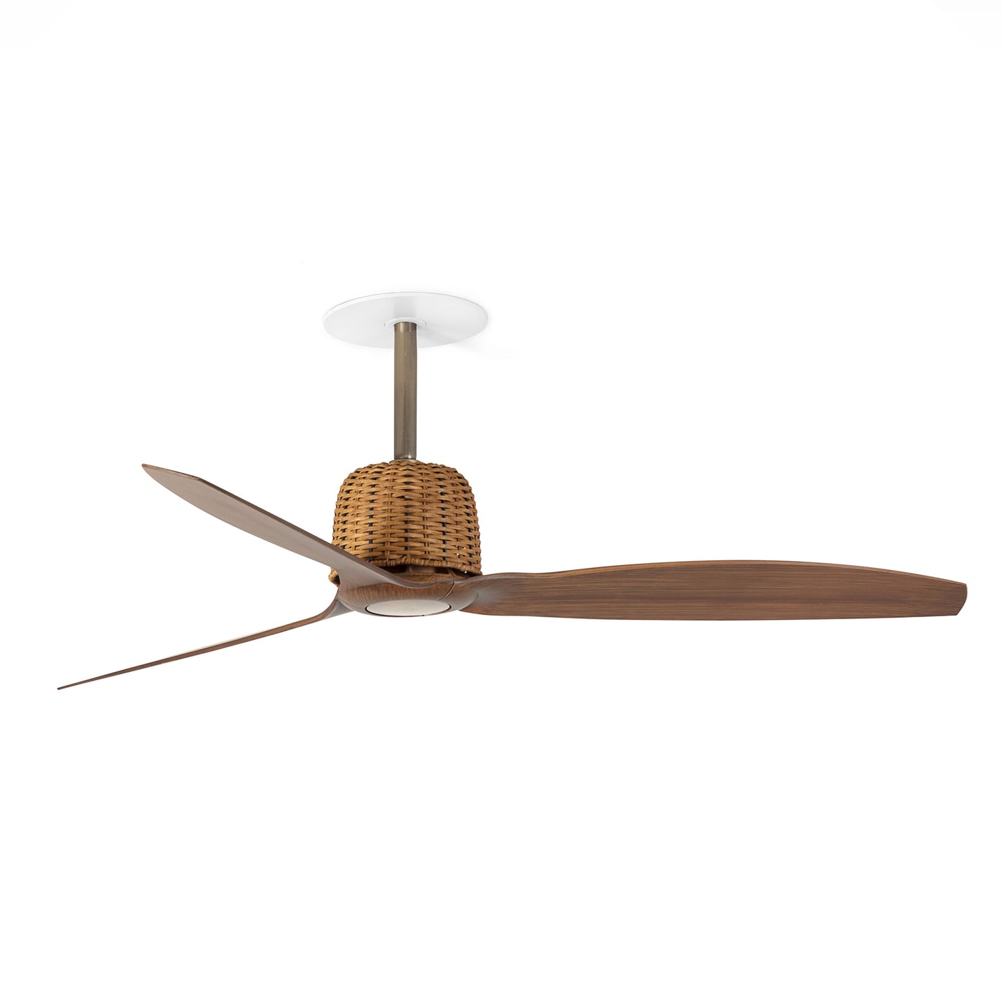 WEAVER RECESSED M Antiikkuld/pähkel ventilaator seinakontroller valge