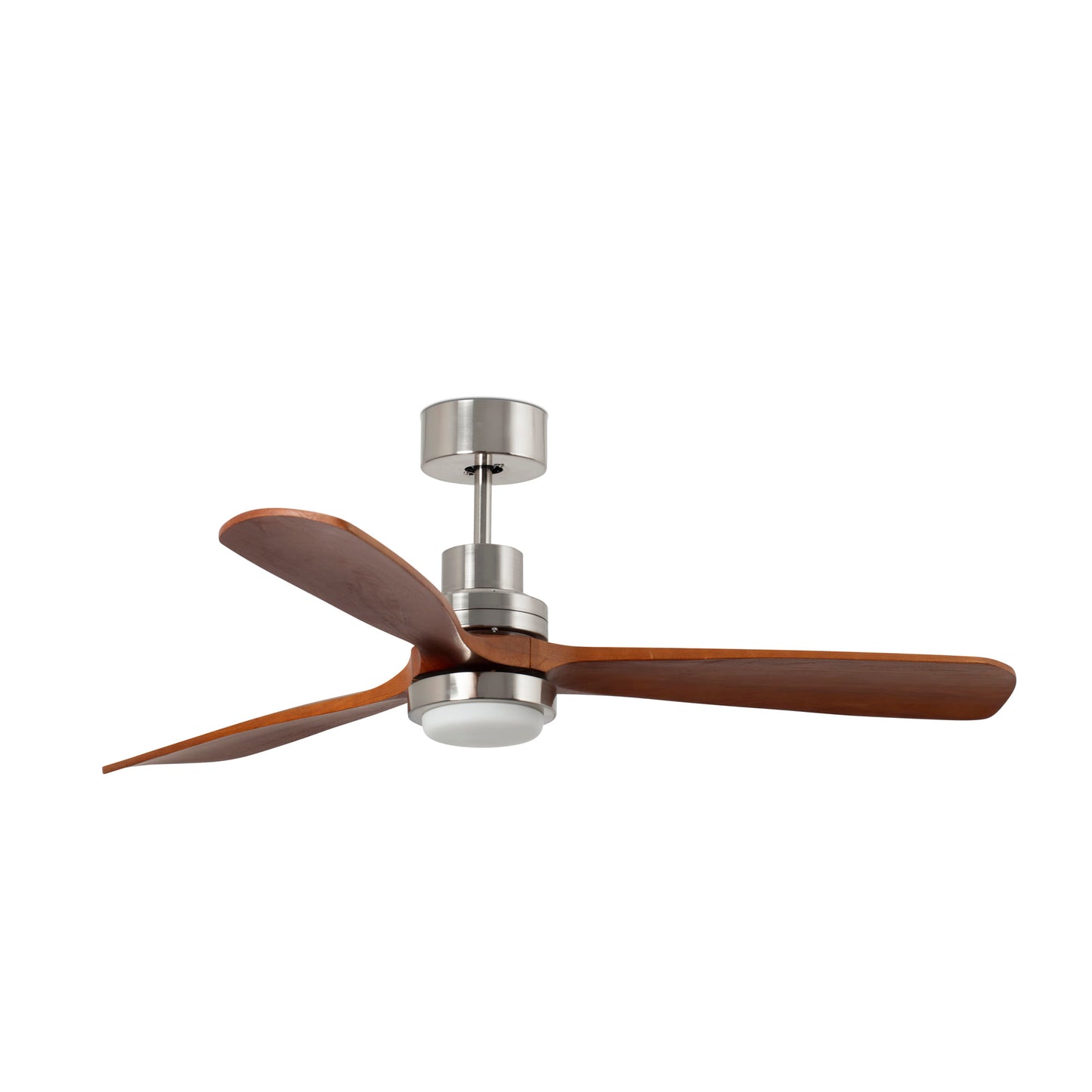 LANTAU XL Matt nikkel/pähkel ventilaator 3000K Seinakontroller valge