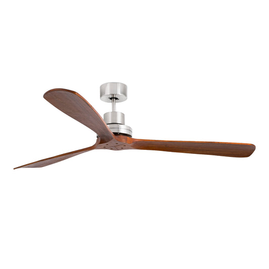LANTAU XL matt nikkel/pähkel ventilaator seinakontroller valge