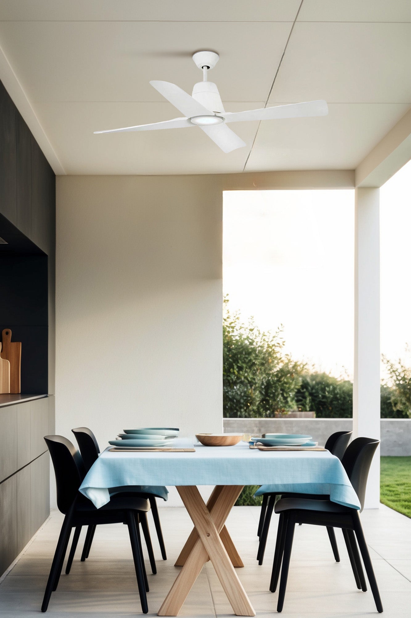 TYPHOON M LED valge ventilaator 3000K IP44