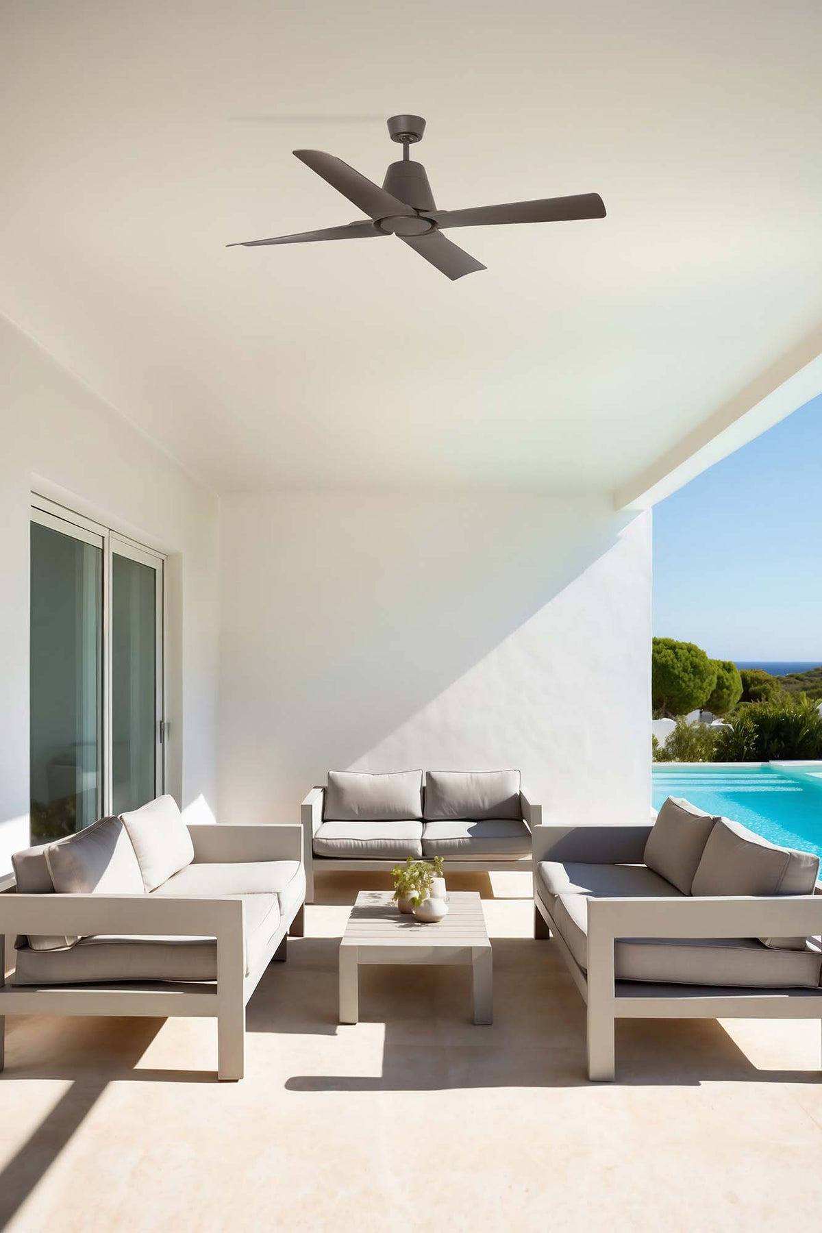 TYPHOON M Brown fan IP44