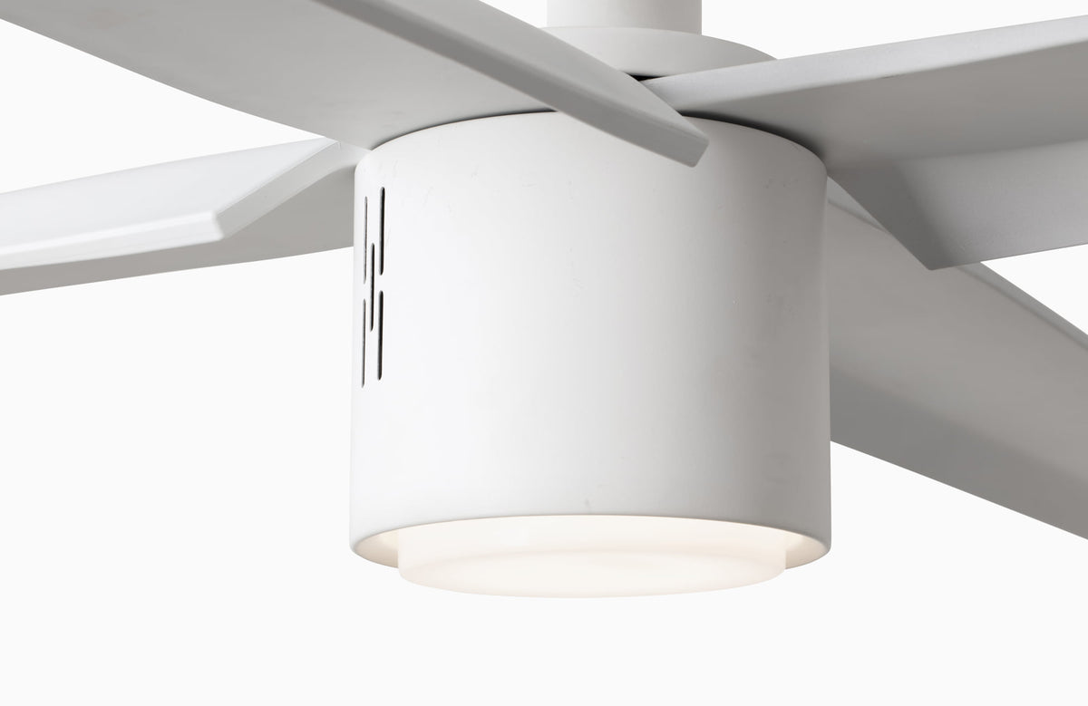 Valollinen kattotuuletin ATTOS XXL Ø2130 MM WHITE 4 LED-BLADES 20W 3000K
