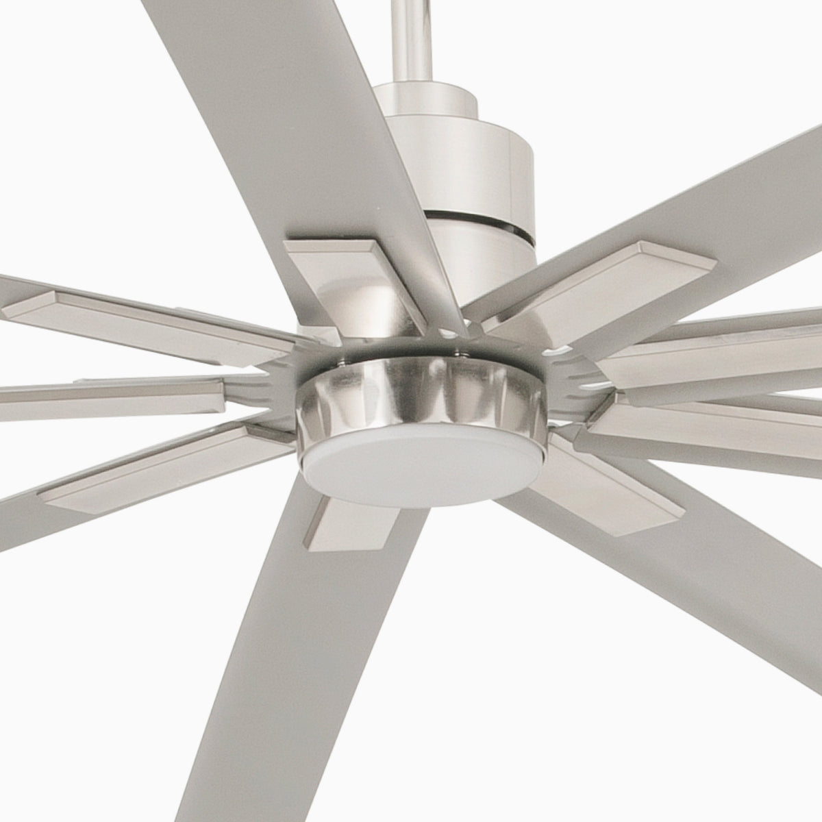 Takfläkt med belysning MANHATTAN XXL Ø2440MM NIQ MAT 9P LED 17W CCT