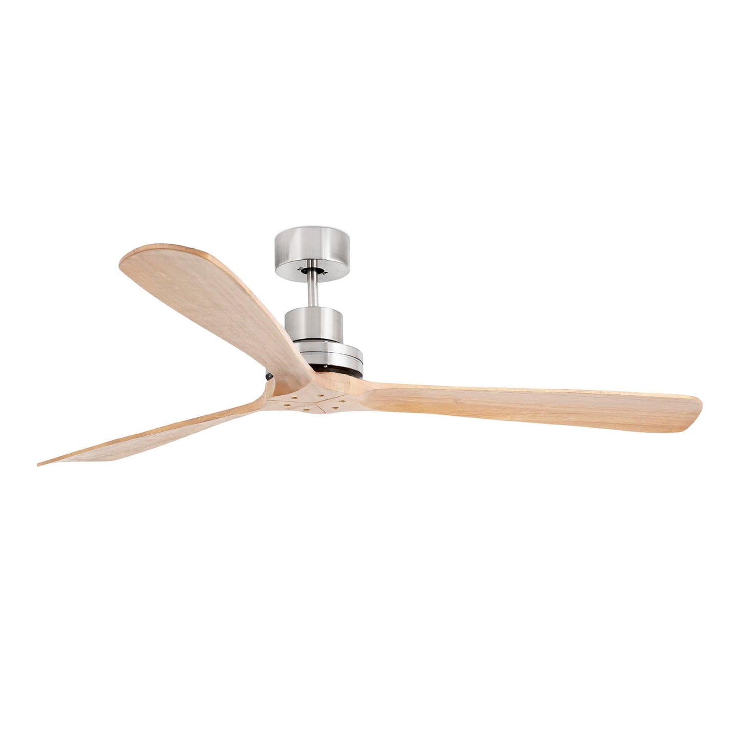 LANTAU XL Matt nikkel/männipuu ventilaator