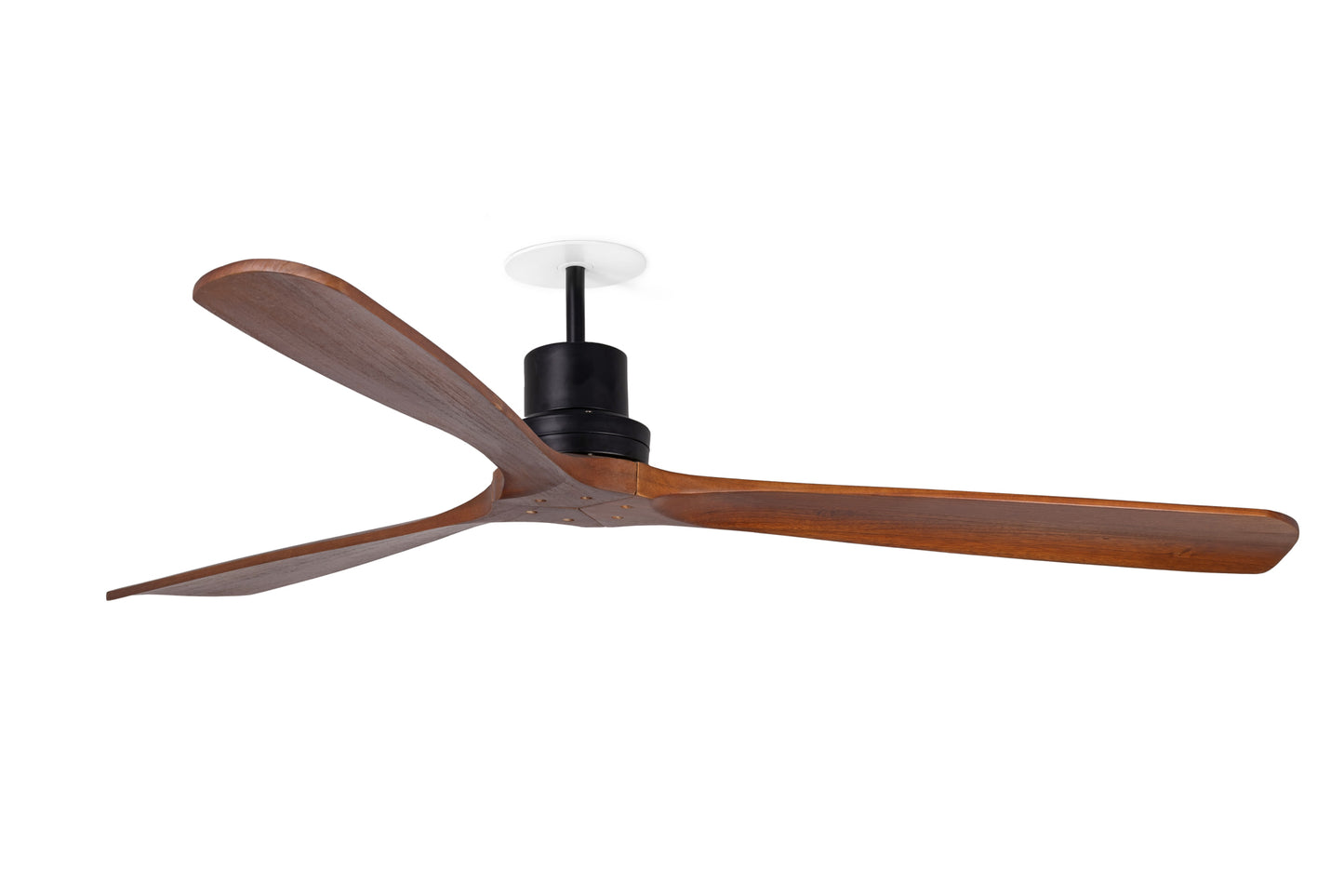 LANTAU L RECESSED Black/walnut fan TUYA