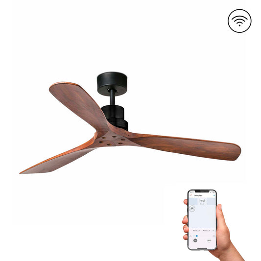 LANTAU L mattmust/pähkel ventilaator TUYA