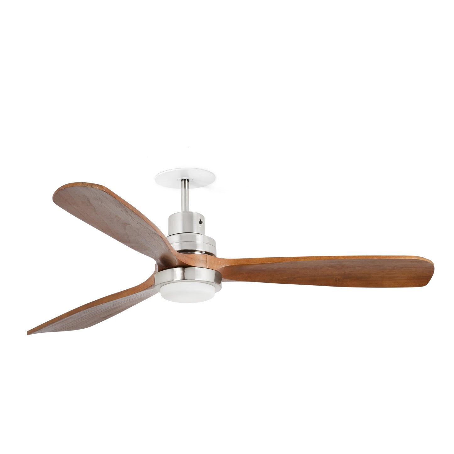 LANTAU L SÜVISVALGUSTI Mattnikkel/pähklipuu ventilaator 3000K 0-10V