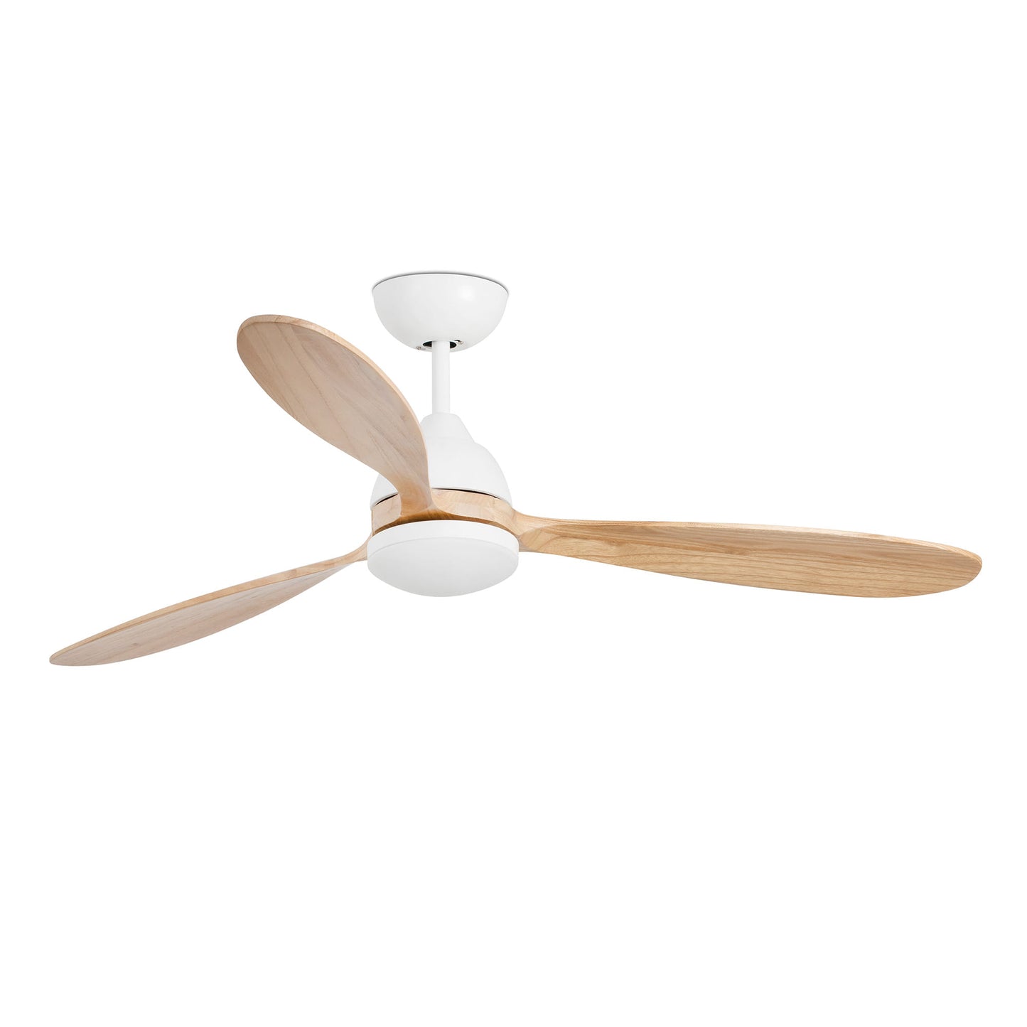 POROS L LED valge/männipuidust ventilaator