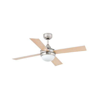 110V MINI ICARIA Ø106 NIQUEL MATE 2XE14 20W 4 PALA