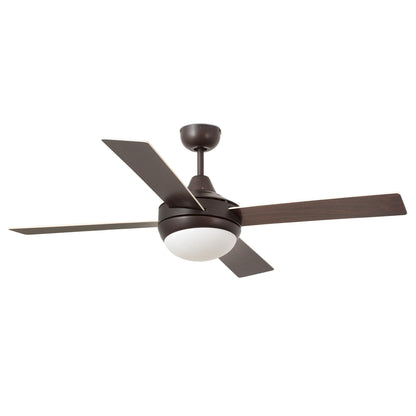 110V ICARIA Ø1320MM MARRON 4 PALAS 2xE27