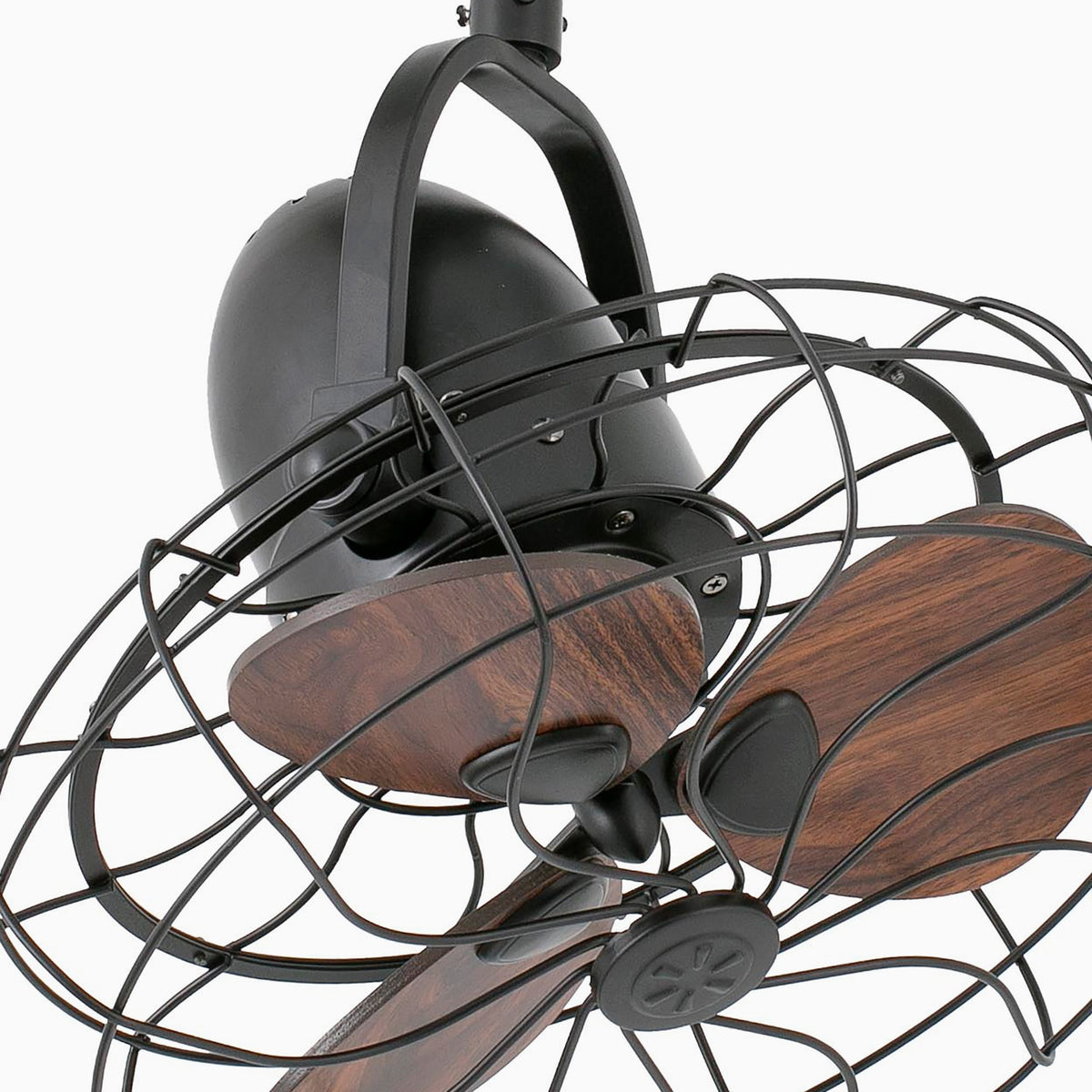 Deckenventilator ohne Licht KEIKI Ø450 BRAUN 3 FLÜGEL