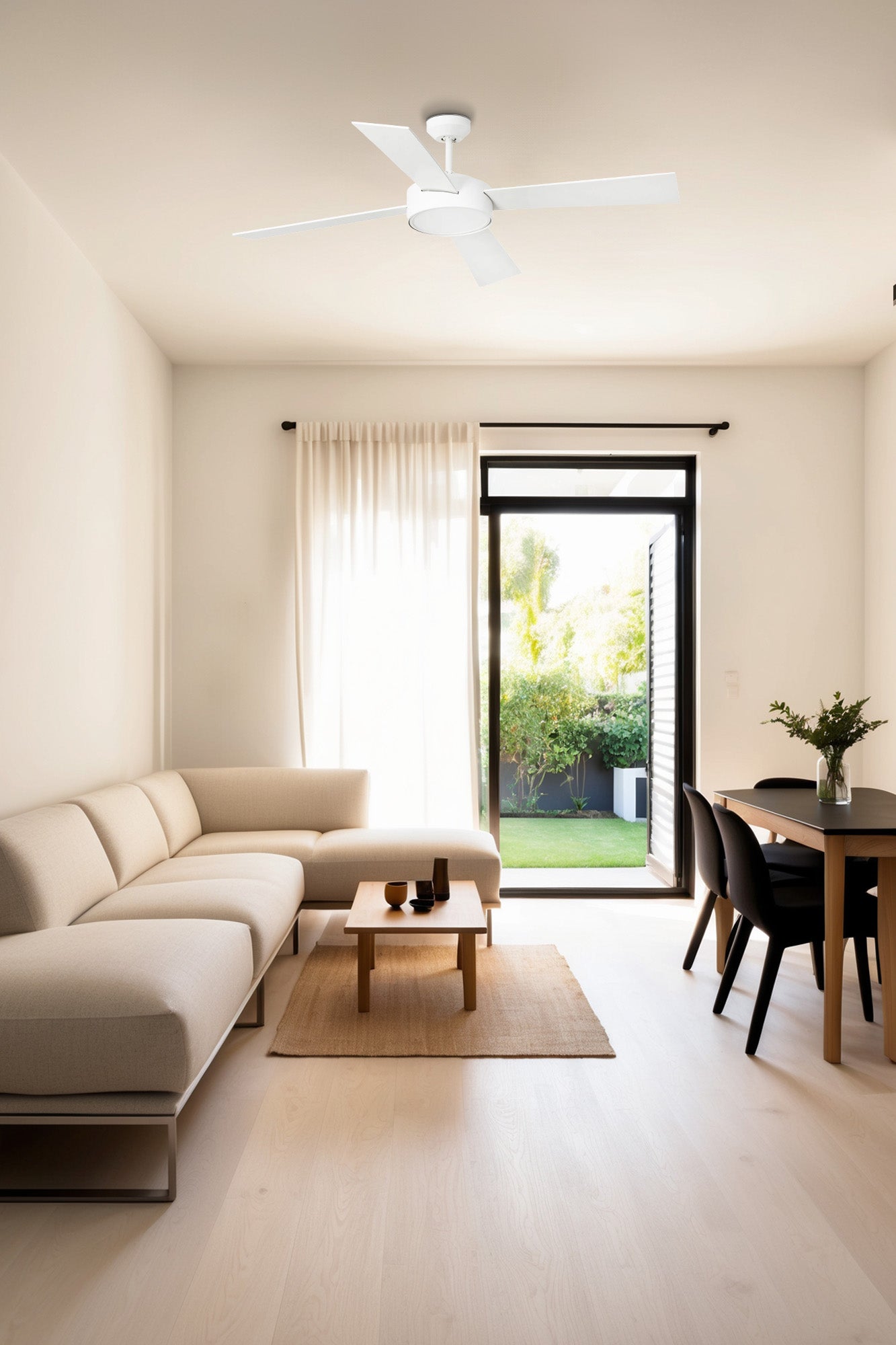 HYDRA L LED valge ventilaator