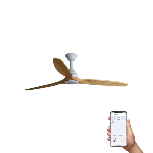 ALO L White/männipuit ventilaator TUYA CCT