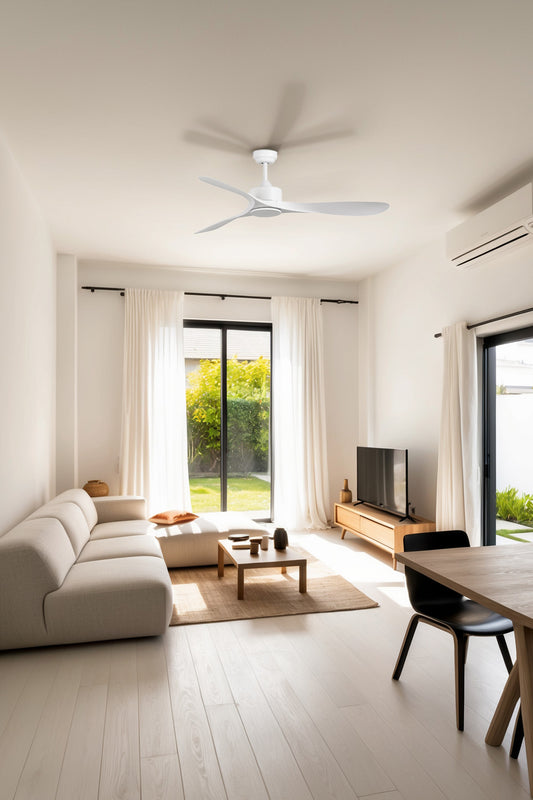 LUZON L Ventilador blanco