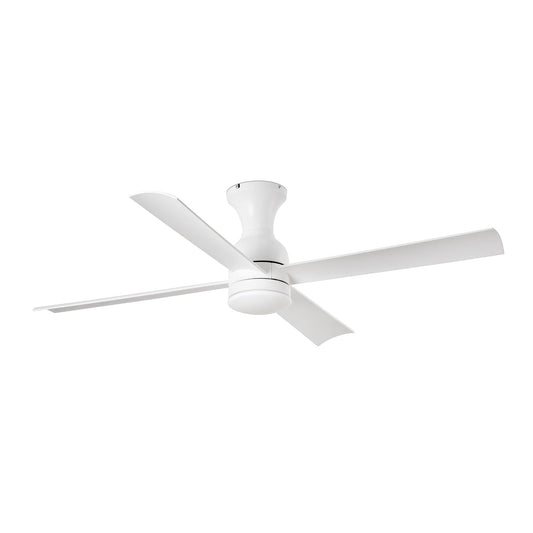 FRASER M valge LED-ventilaator