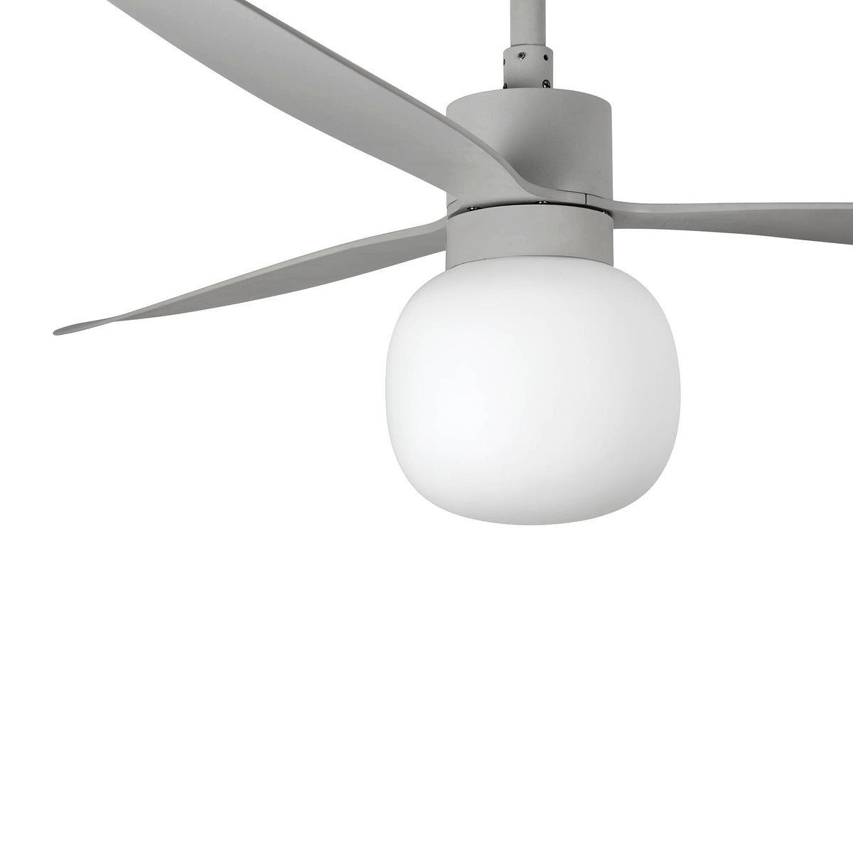 Ventilateur de plafond Amelia 1320mm gris mat avec éclairage
