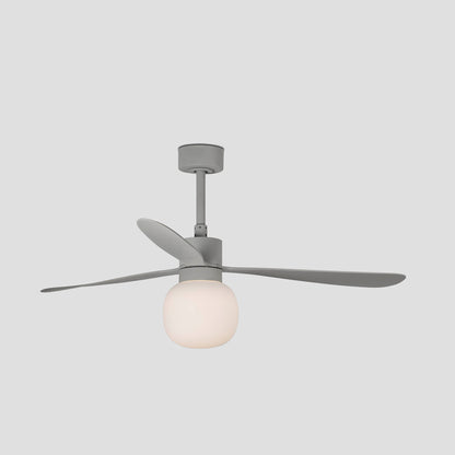 Ventilateur de plafond Amelia 1320mm gris mat avec éclairage