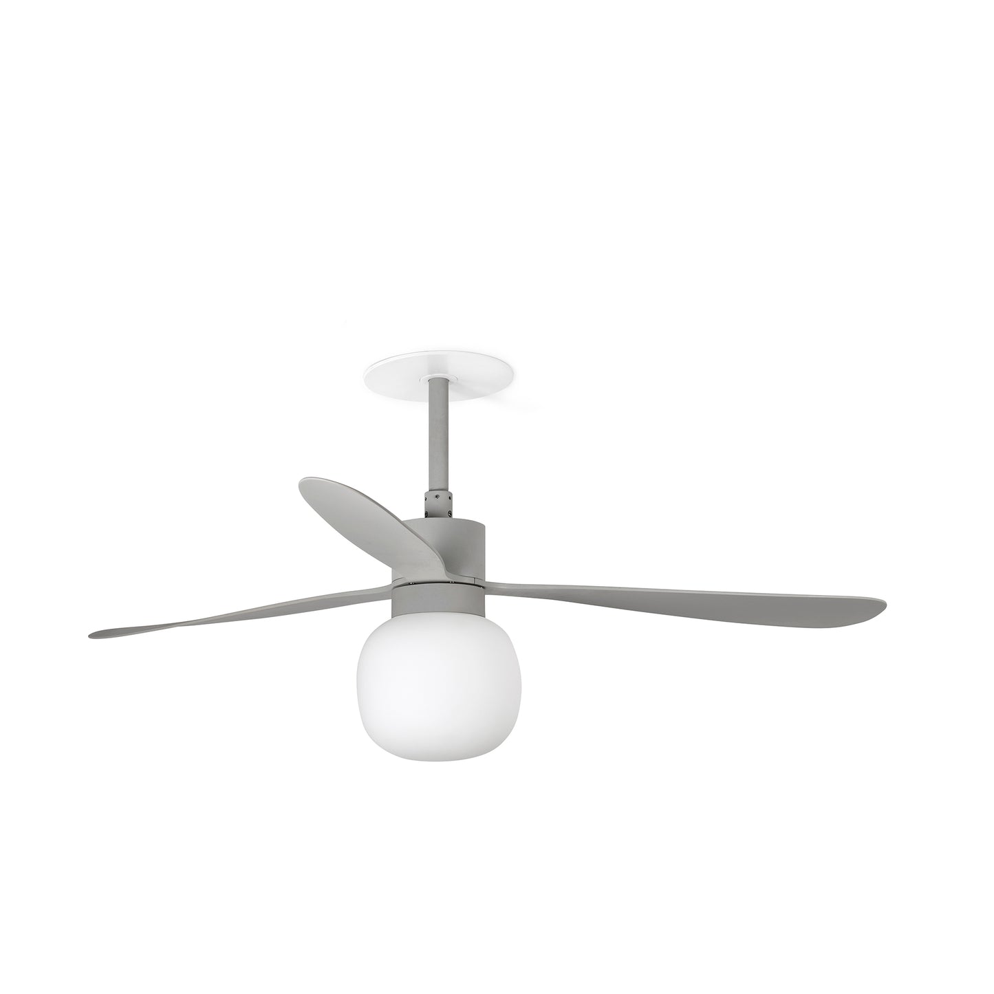 AMELIA BALL süvistatav hall ventilaator, seinale paigaldatav juhtimine, valge 2700K