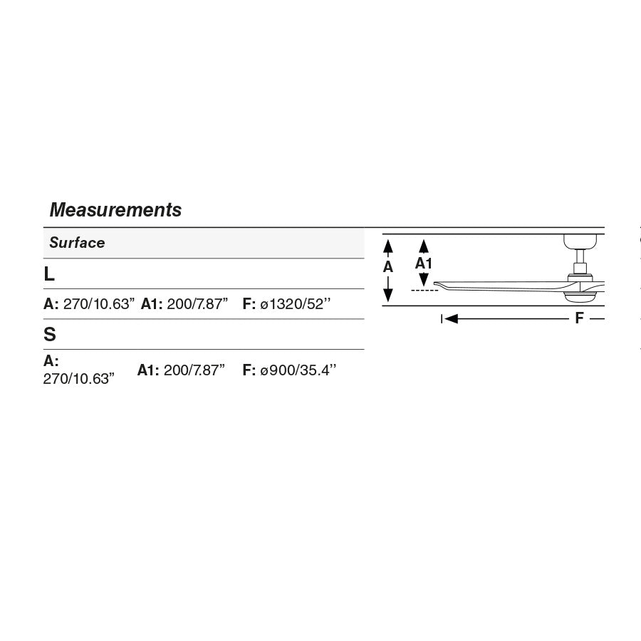 HEYWOOD S LED must/tume puit laeventilaator