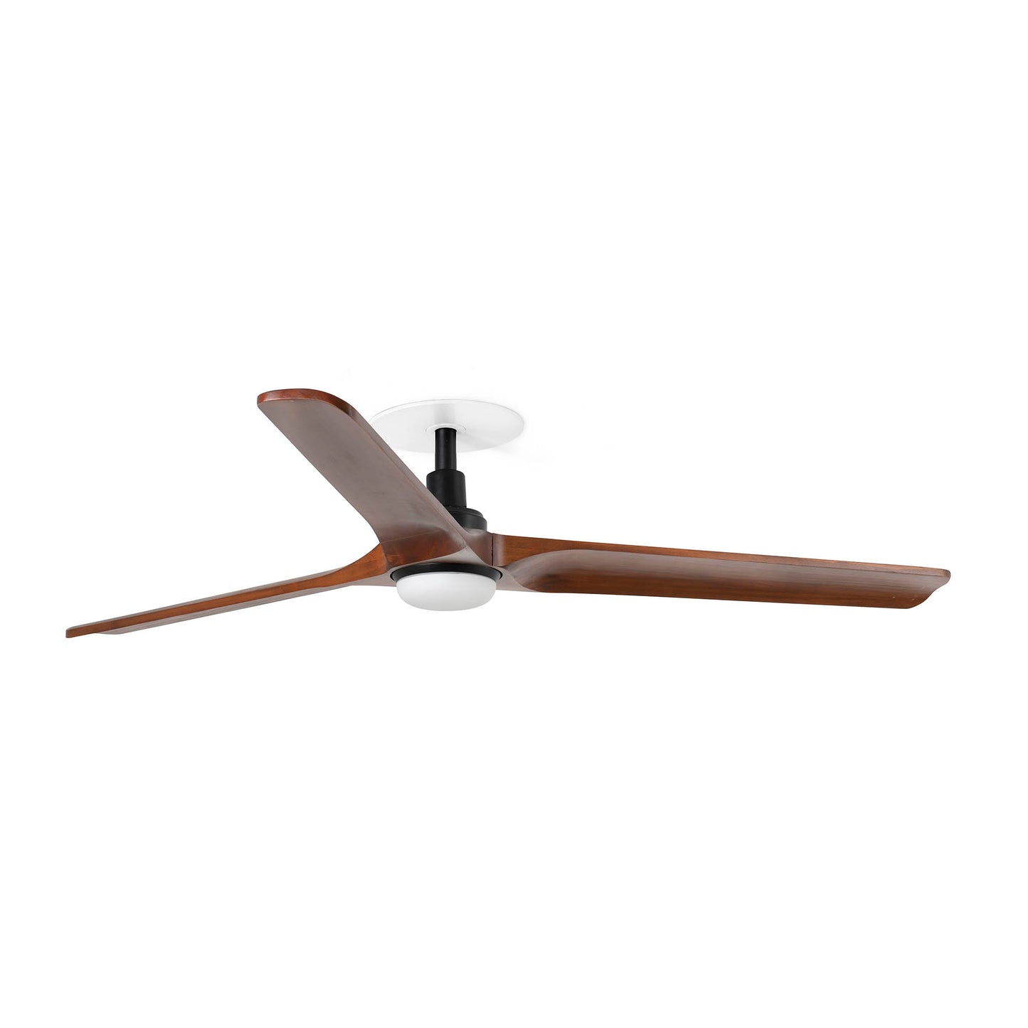 HEYWOOD RECESSED LED L Black/walnut fan 10W SWT Wall Control
