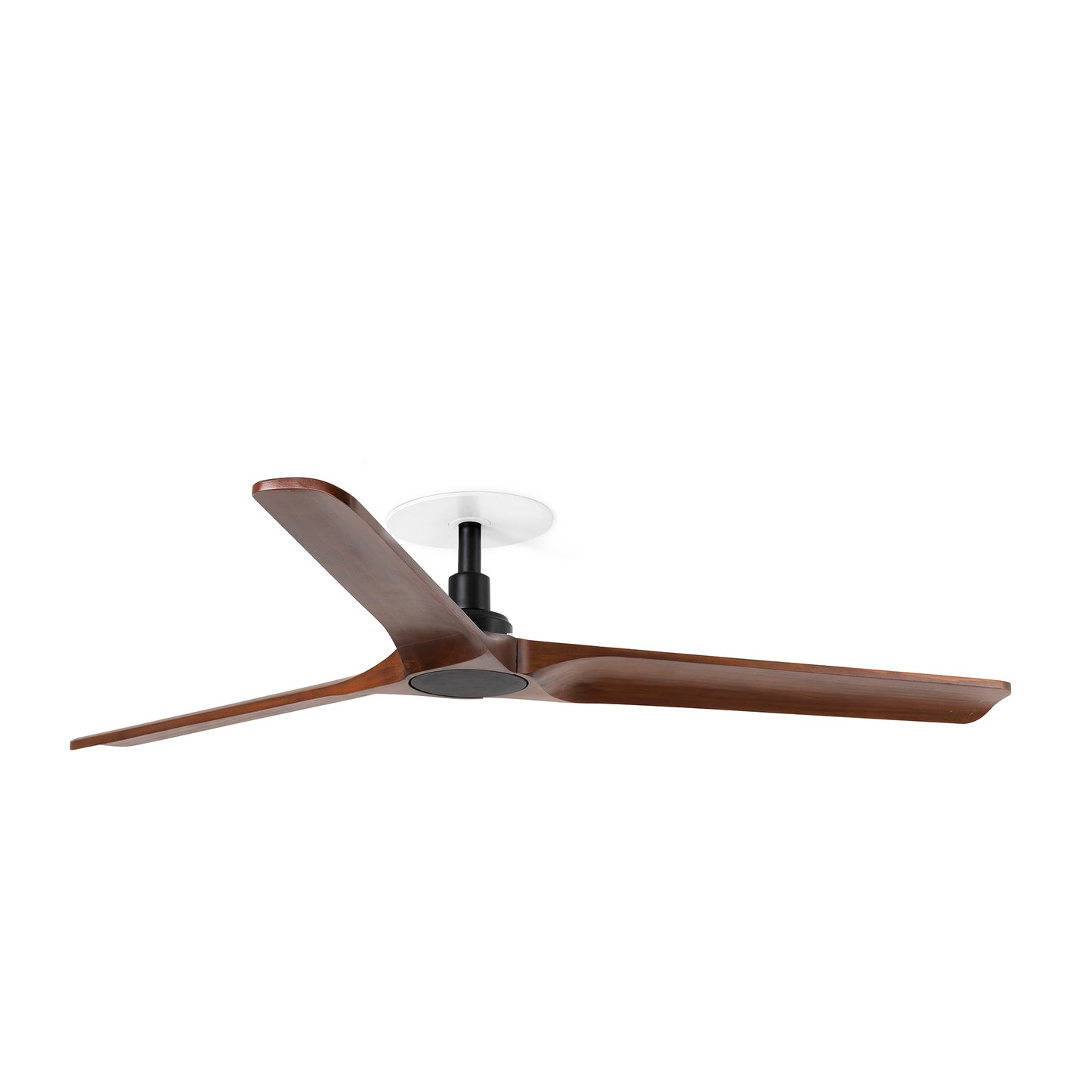 HEYWOOD RECESSED LED L Black/walnut fan Wall Control 0-10V