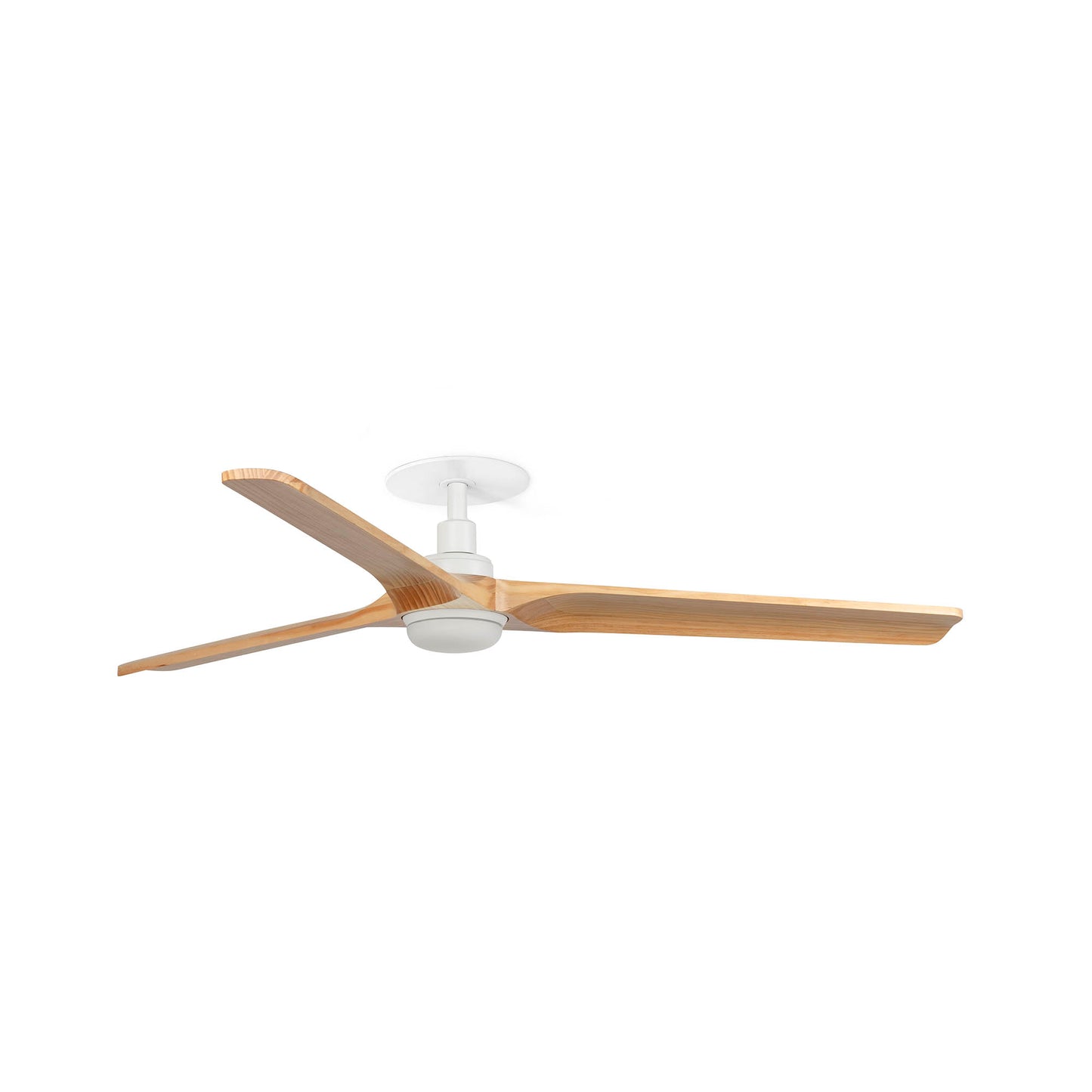 HEYWOOD RECESSED LED L White/pine fan 10W SWT Wall Control white