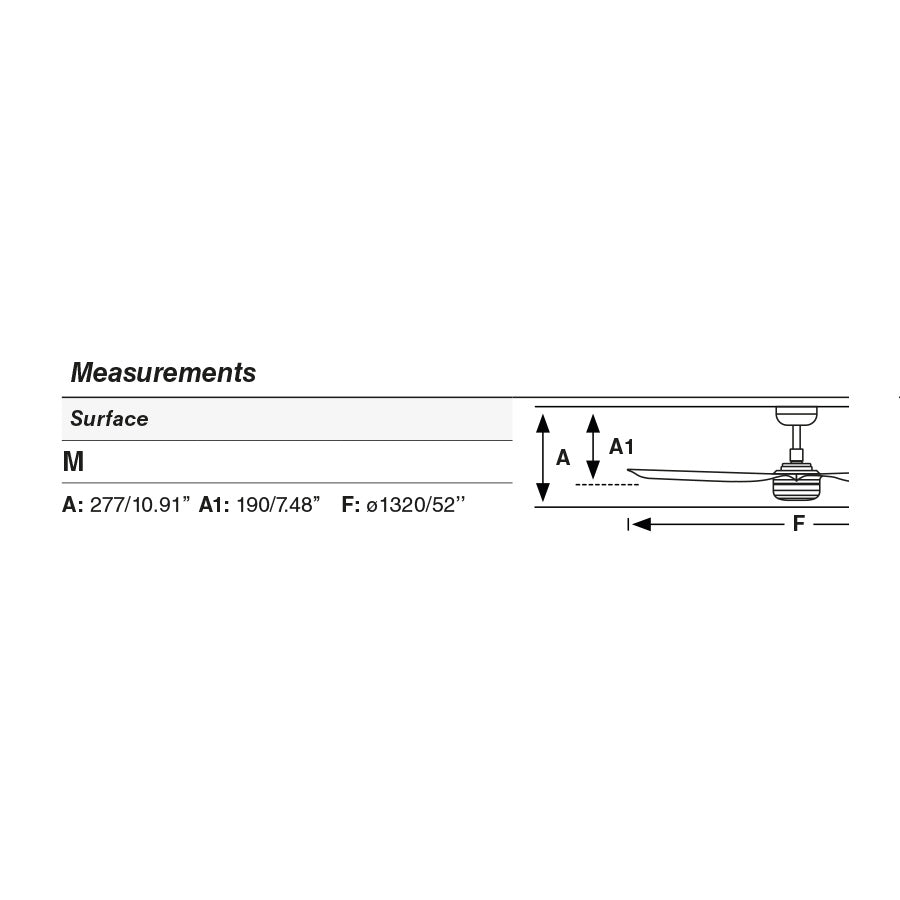 PUNT M LED must ventilaator